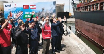 Lübnan’a gidecek. Yardım gemisi Mersin’den yola çıktı