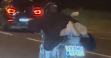 Motosiklet üzerinde akrobatik hareketler yapan şahsa 46 bin TL ceza