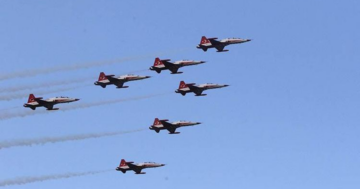 SOLOTÜRK ve Türk Yıldızları nefes kesti