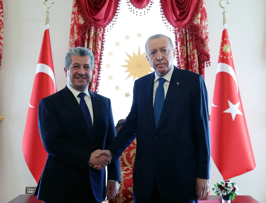 Cumhurbaşkanı Erdoğan, BAE lideri Nahyan ve IKYB Başbakanı Barzani’yle görüştü