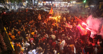 Galatasaray’ın şampiyonluğu Almanya’da coşkuyla kutlandı