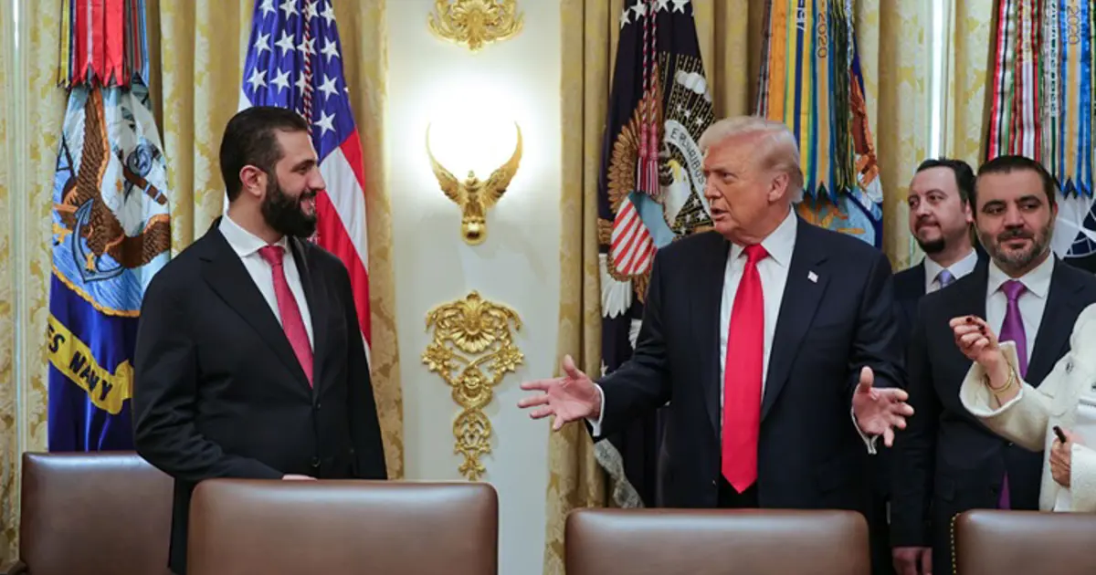 ABD Başkanı Trump, Suriye Cumhurbaşkanı Şara ile görüştü
