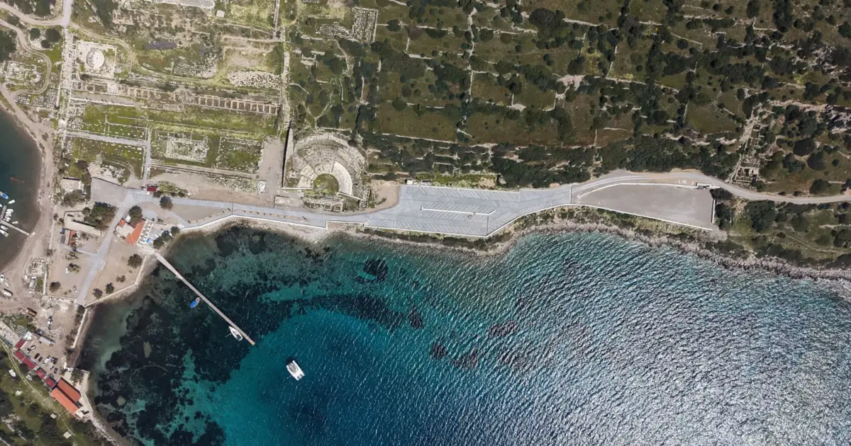Ege ve Akdeniz’in birleştiği yer. Knidos Ören Yeri yenilendi