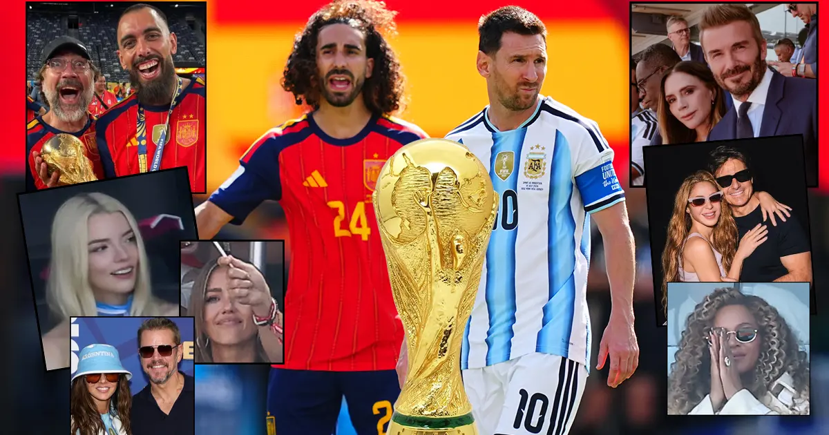 Dünya Kupası finalinde yıldızlar geçidi. Tribünlerde Hollywood rüzgarı esti