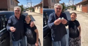 Oyuncu Erdal Özyağcılar yolunu şaşırdı, mavi yumurtayı kaptı