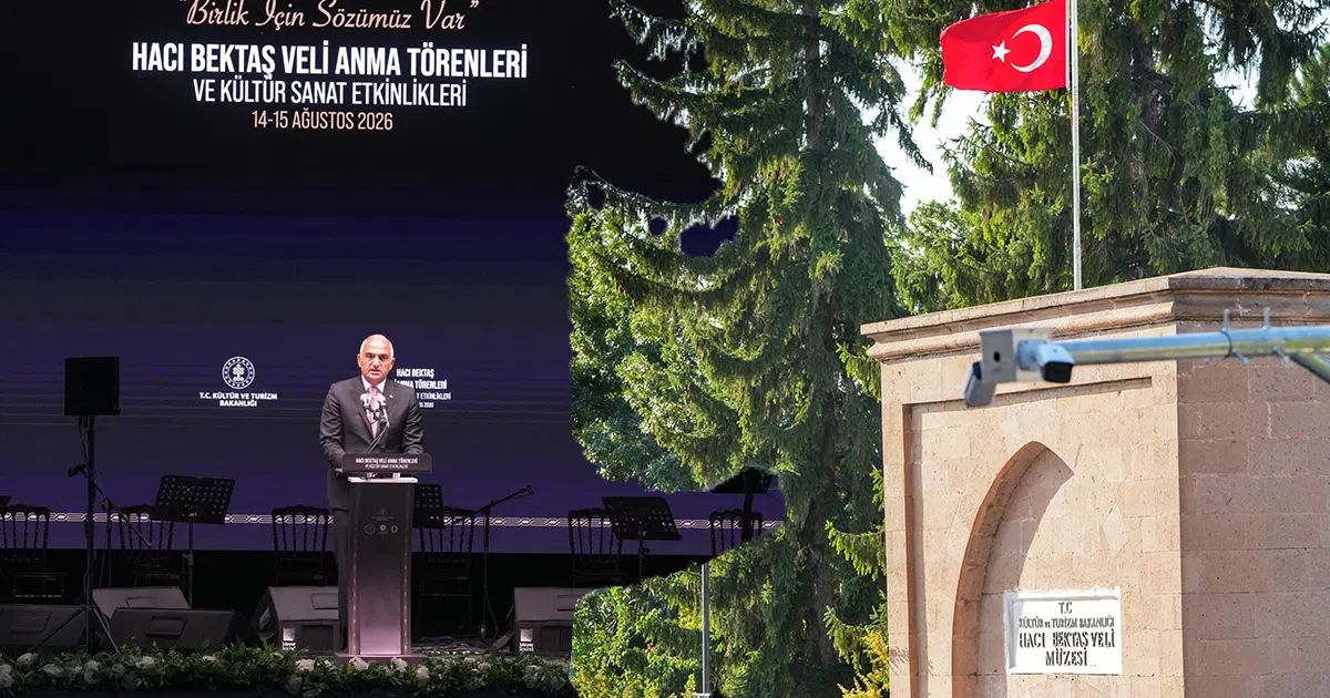 Bakan Ersoy’dan Hacı Bektaş Veli’nin ocağında birlik mesajı