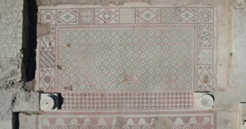 Pompeiopolis’te binlerce yıllık miras gün ışığına kavuştu. 105 metrekalik mozaik ortaya çıktı