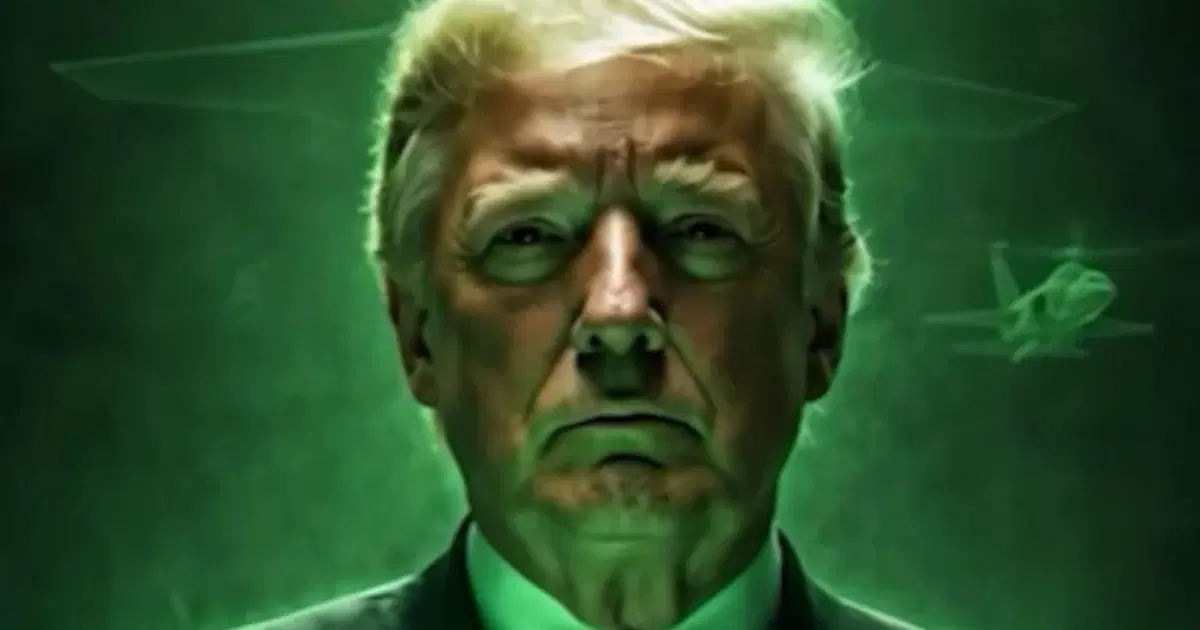 Trump dizinin yeni bölümünden önce paylaştı. Bu kez kendini çizgi roman kahramanı yaptı