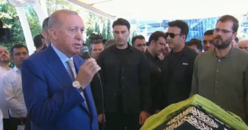 Cumhurbaşkanı Erdoğan, Zehra Önen’in cenaze törenine katıldı