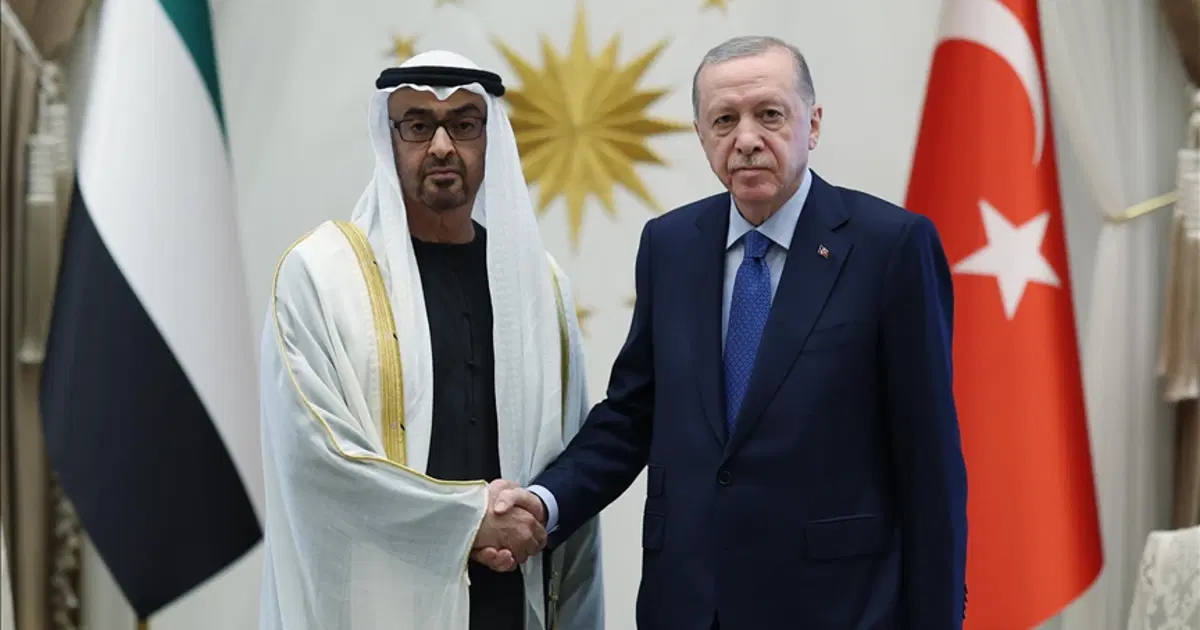 Cumhurbaşkanı Erdoğan, BAE Devlet Başkanı Al Nahyan ile görüştü