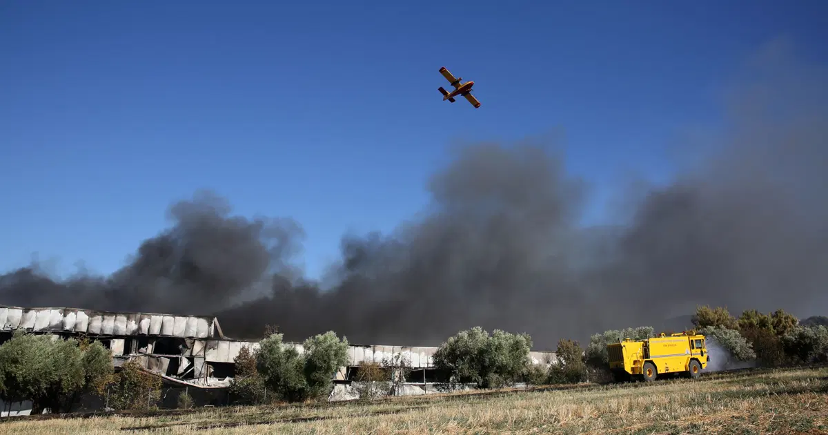 Yunanistan’da savaş uçağı düştü. İki pilot ölü