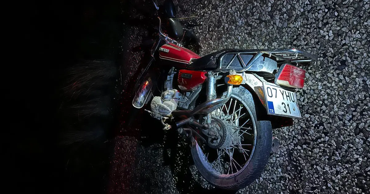 Motosiklet kazasında 16 yaşındaki sürücü hayatını kaybetti